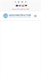 Mobile Screenshot of igolfinstructor.com